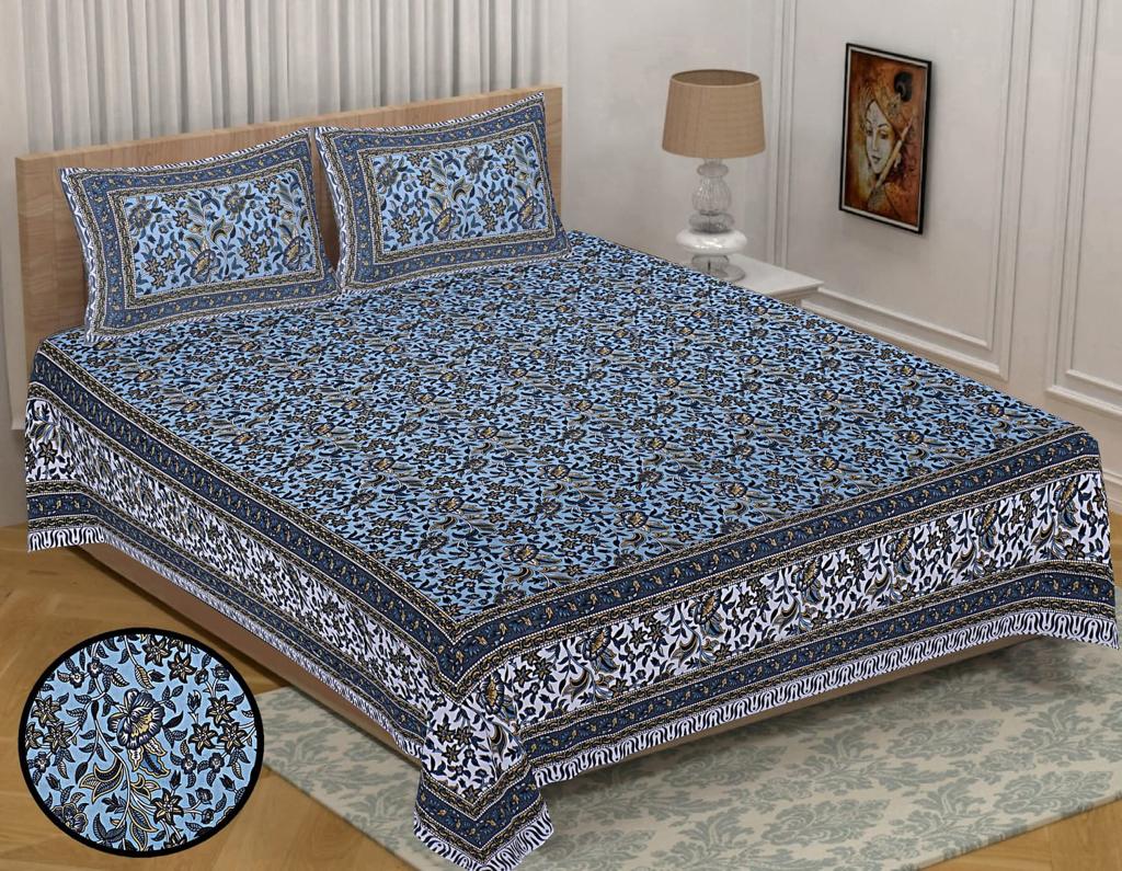 Bedsheets King Size with Pillow Covers (Elite 007