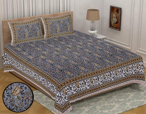 Bedsheets King Size with Pillow Covers (Elite 009